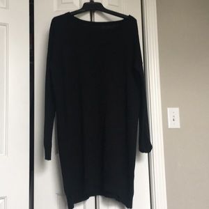Black sweater dress...5% cashmere